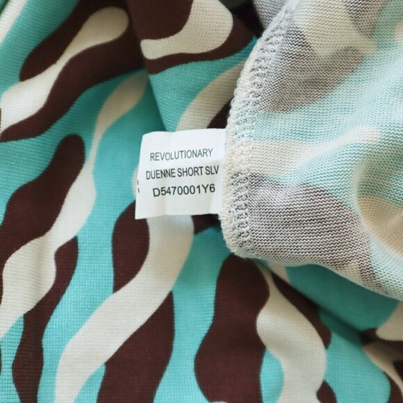 Diane Von Furstenberg Duenne Short Sleeve Revolutionary Jungle Camo Wrap Dress 2 - Picture 7 of 8